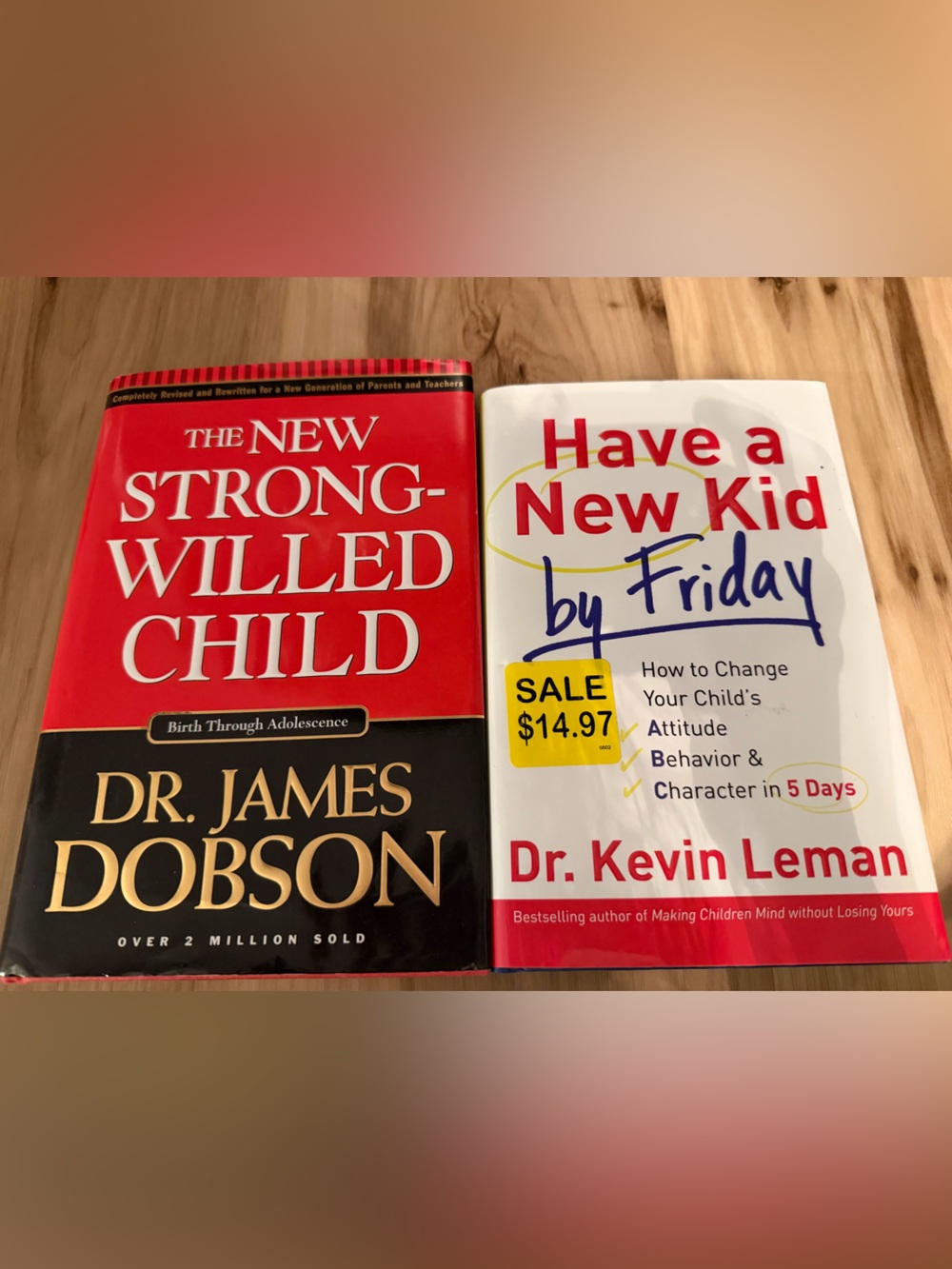 Set of Dr. James Dobson & Dr. Kevin Leman Parenting Books